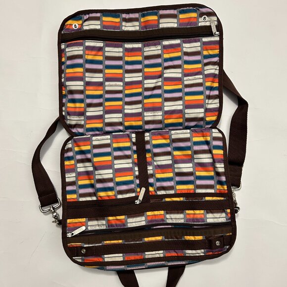 LeSportsac Technofile Laptop Travel Bag Crossbody Computer padded color-block - Picture 4 of 12